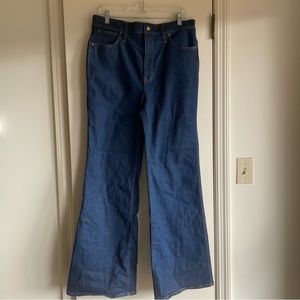 Madewell Women's Flare Jeans in Dark Blue